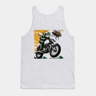 I like my motorcycle my cat Cicadas Cat 2024 and maybe 3 people Bikers Funny Tank Top